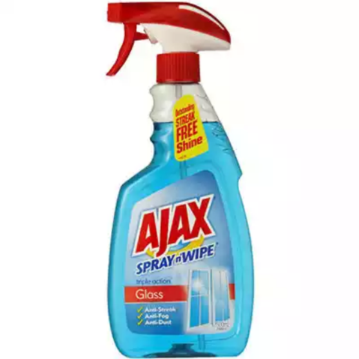 Picture of AJAX SPRAY N WIPE GLASS CLEANER TRIPLE ACTION TRIGGER 500ML