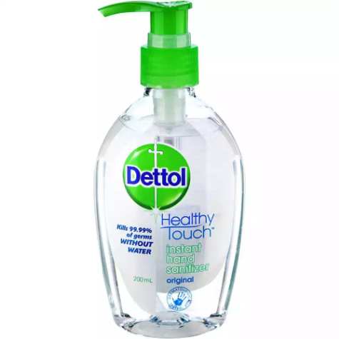 Picture of DETTOL HEALTHY TOUCH ANTI-BACTERIAL INSTANT LIQUID HAND SANITISER 200ML PUMP