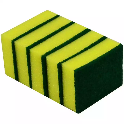 Picture of ITALPLAST SCOURER SPONGE GENERAL PURPOSE PACK 5