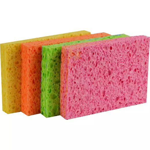 Picture of ITALPLAST GENERAL PURPOSE SPONGE ASSORTED PACK 4