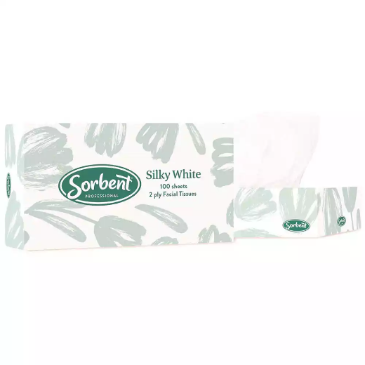 Picture of SORBENT PROFESSIONAL FACIAL TISSUE 2 PLY 100 SHEETS CARTON 48