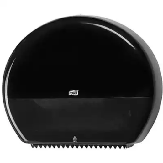 Picture of TORK 554038 T1 JUMBO TOILET ROLL DISPENSER BLACK