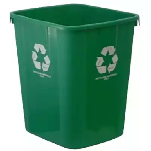 Picture of ITALPLAST GREENR TIDY BIN RECYCLE ONLY 32 LITRE GREEN