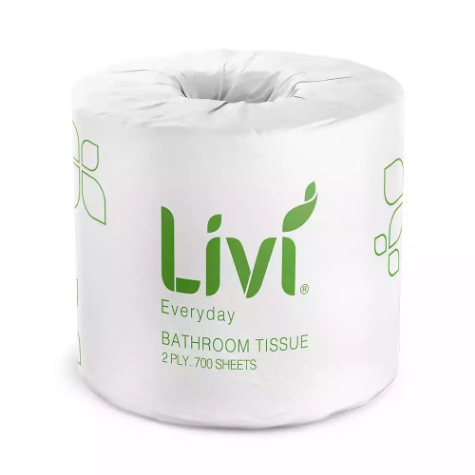 Picture of LIVI BASICS TOILET TISSUE 2-PLY 700 SHEET CARTON 48