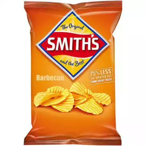 Picture of SMITHS CRISPS CRINKLE CUT BBQ 170G