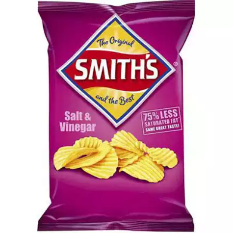 Picture of SMITHS CRISPS CRINKLE CUT SALT/VINEGAR 170G