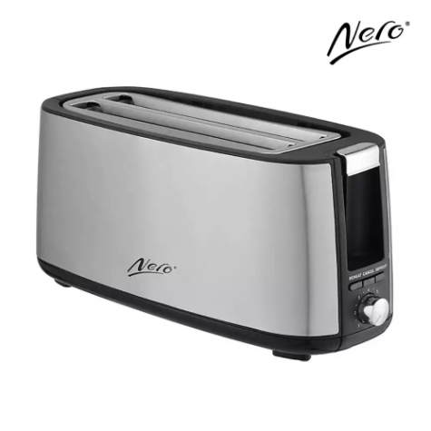 Picture of NERO TOASTER 4 SLICE LONG STAINLESS STEEL