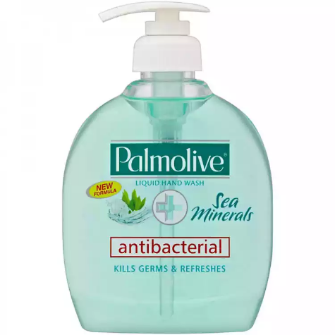 Picture of PALMOLIVE ANTIBACTERIAL LIQUID HAND SOAP SEA MINERALS PUMP 250ML