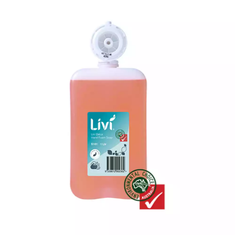 Picture of LIVI DELUX FOAMING HAND SOAP CARTRIDGE 1 LITRE CARTON 6