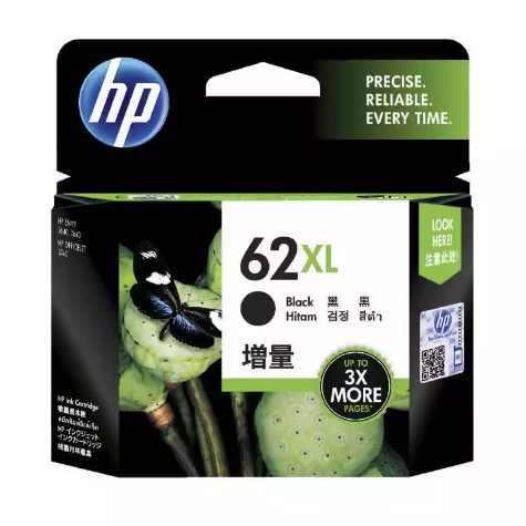 Picture of HP C2P05AA 62XL INK CARTRIDGE HIGH YIELD BLACK