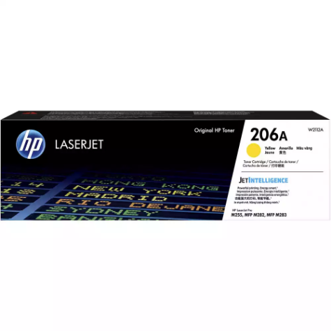 Picture of HP W2112A 206A TONER CARTRIDGE YELLOW