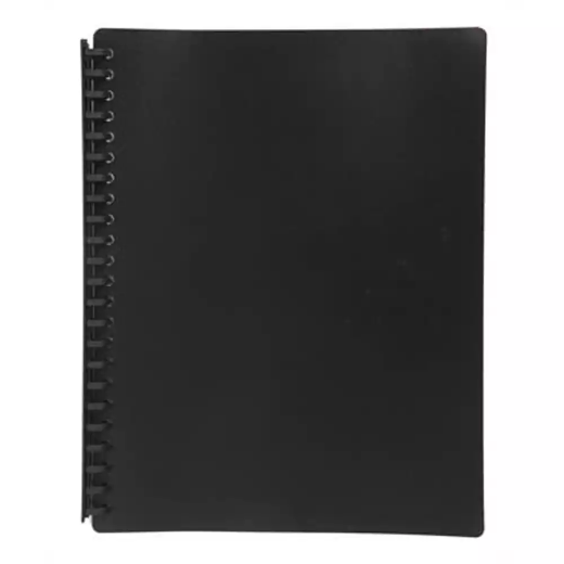 Picture of MARBIG DISPLAY BOOK REFILLABLE 20 POCKET A4 BLACK