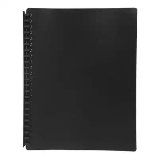 Picture of MARBIG DISPLAY BOOK REFILLABLE 20 POCKET A4 BLACK