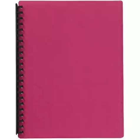 Picture of MARBIG DISPLAY BOOK REFILLABLE 20 POCKET A4 PINK