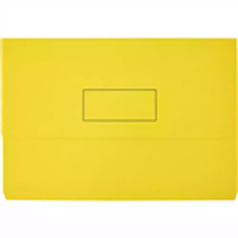 Picture of MARBIG SLIMPICK DOCUMENT WALLET FOOLSCAP YELLOW