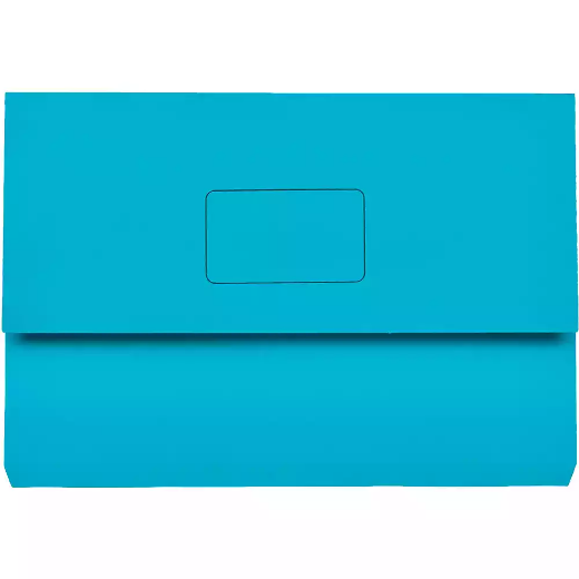 Picture of MARBIG SLIMPICK DOCUMENT WALLET FOOLSCAP BLUE