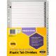 Picture of MARBIG DIVIDER MANILLA 1-31 TAB A4 BLACK/WHITE