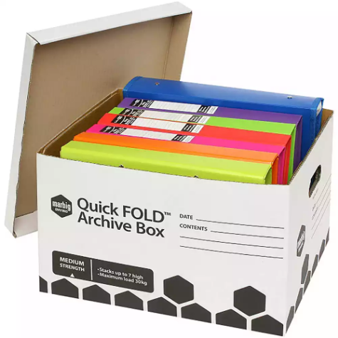 Picture of MARBIG QUICKFOLD ARCHIVE BOX 420 X 320 X 260MM