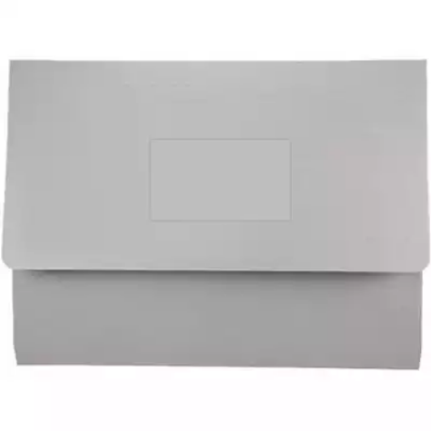 Picture of MARBIG SLIMPICK DOCUMENT WALLET FOOLSCAP GREY