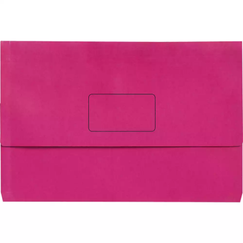 Picture of INITIATIVE DOCUMENT WALLET 345 X 225MM PINK PACK 50