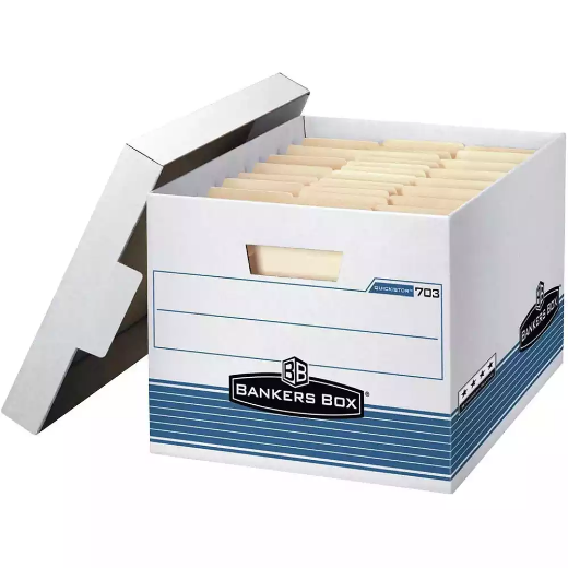 Picture of FELLOWES 703 EXTRA STRENGTH BANKERS ARCHIVE BOX 262 X 311 X 391MM