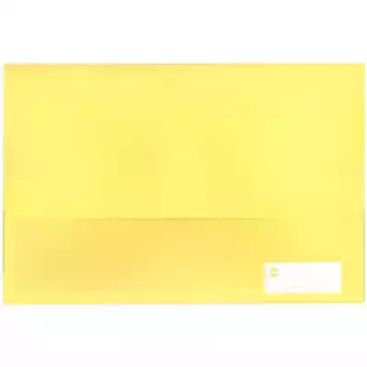 Picture of MARBIG POLYPICK DOCUMENT WALLET FOOLSCAP YELLOW