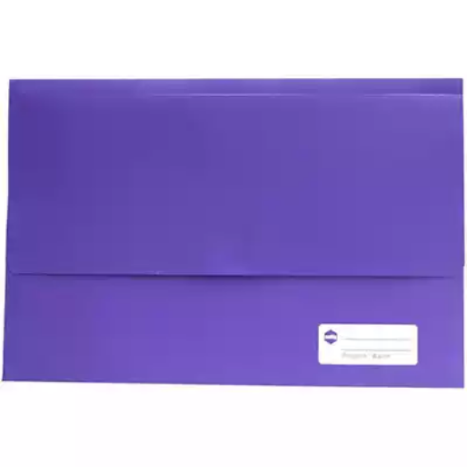 Picture of MARBIG POLYPICK DOCUMENT WALLET FOOLSCAP PURPLE