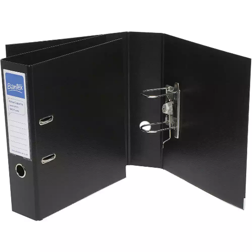 Picture of BANTEX PP EXTRA CAPACITY LEVER ARCH FILE 80MM A4 BLACK