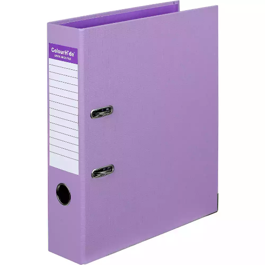 Picture of COLOURHIDE LEVER ARCH FILE PE A4 PURPLE