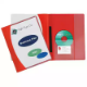 Picture of MARBIG PREMIER INSERT COVER FLAT FILE A4 RED