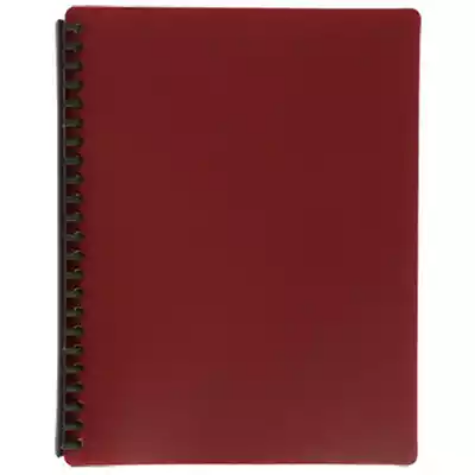 Picture of MARBIG DISPLAY BOOK REFILLABLE 20 POCKET A4 MAROON