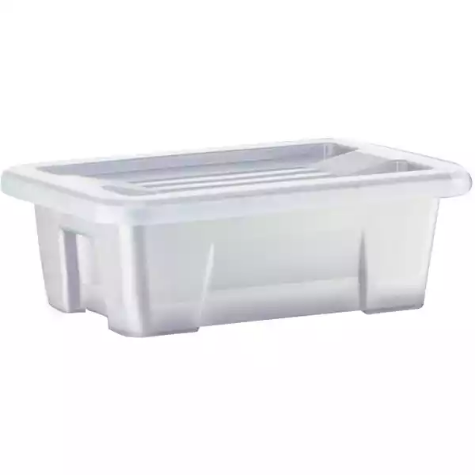 Picture of ITALPLAST STORAGE+ MODULAR STORAGE BOX WITH LID 1 LITRE GRAPHITE