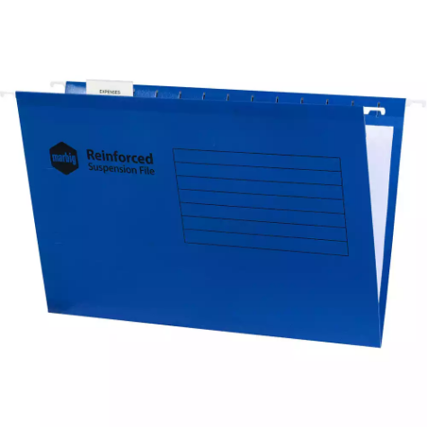 Picture of MARBIG SUSPENSION FILES FOOLSCAP BLUE BOX 25