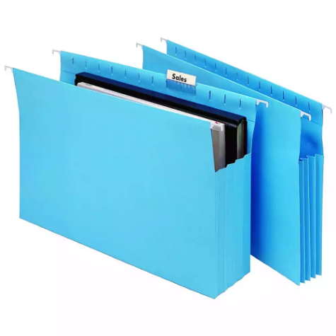 Picture of MARBIG EXPANDING SUSPENSION FILES FOOLSCAP BLUE BOX 20