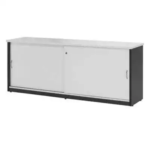 Picture of OXLEY CREDENZA 1200 X 450 X 730MM WHITE/IRONSTONE