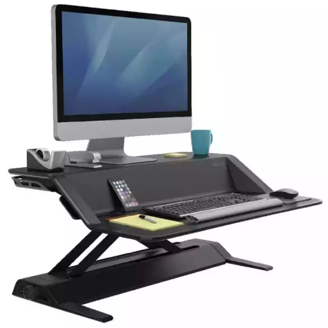 Picture of FELLOWES LOTUS SIT STAND WORKSTATION 832 X 616MM BLACK