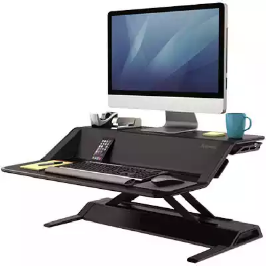 Picture of FELLOWES LOTUS SIT STAND WORKSTATION 832 X 616MM BLACK