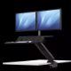 Picture of FELLOWES LOTUS RT SIT STAND WORKSTATION DUAL MONITOR 901 X 603MM BLACK