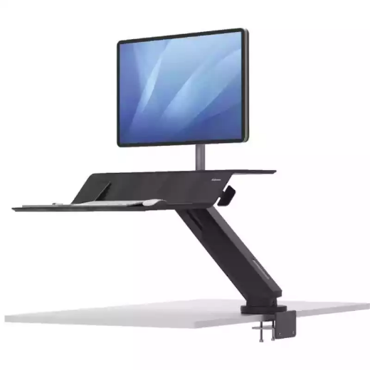 Picture of FELLOWES LOTUS RT SIT STAND WORKSTATION SINGLE MONITOR 901 X 603MM BLACK