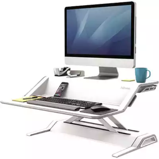 Picture of FELLOWES LOTUS SIT STAND WORKSTATION 832 X 616MM WHITE