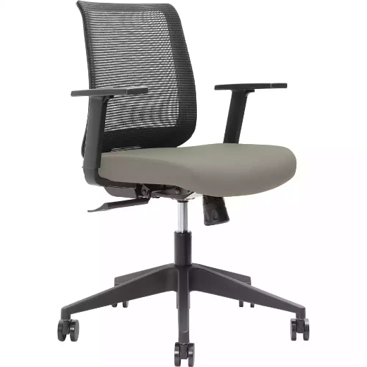 Picture of BRINDIS TASK CHAIR LOW MESH BACK NYLON BASE ARMS DRIFTWOOD