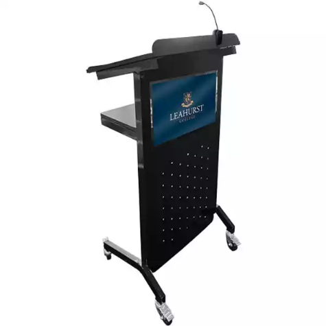 Picture of VISIONCHART COMMUNICATE PROFESSIONAL LECTERN 600 X 400 X 1200MM BLACK