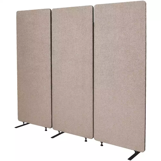 Picture of VISIONCHART ZIP ACOUSTIC TRIPLE EXTENSION PANEL 1650 X 1830MM SAND