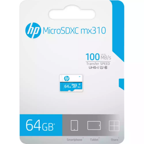 Picture of HP U1 HIGH SPEED MICROSD CARD 64GB