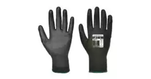 Picture of PORTWEST A120 PU PALM GLOVE BLACK M