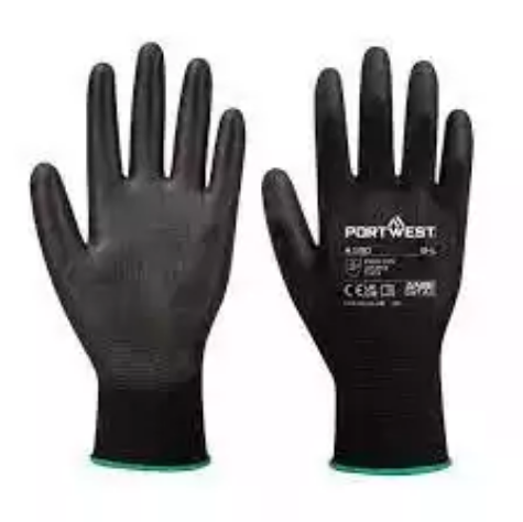 Picture of PORTWEST A120 PU PALM GLOVE BLACK XL