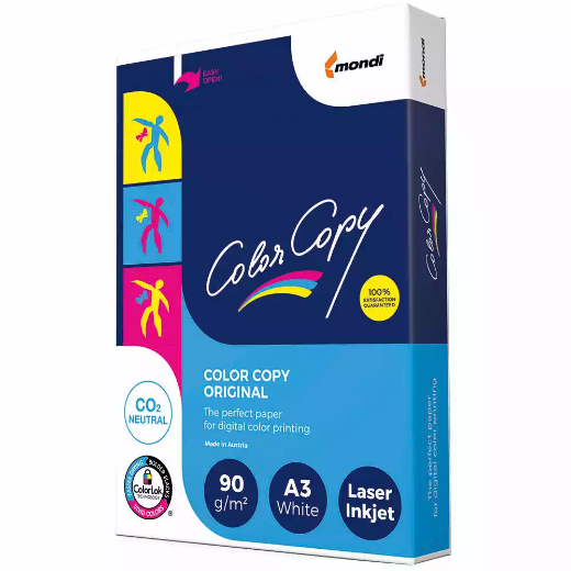 Picture of MONDI COLOR COPY A3 COPY PAPER 90GSM WHITE PACK 500 SHEETS