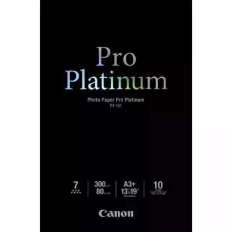 Picture of CANON PT-101 PRO PLATINUM PHOTO PAPER 300GSM A4 WHITE PACK 20