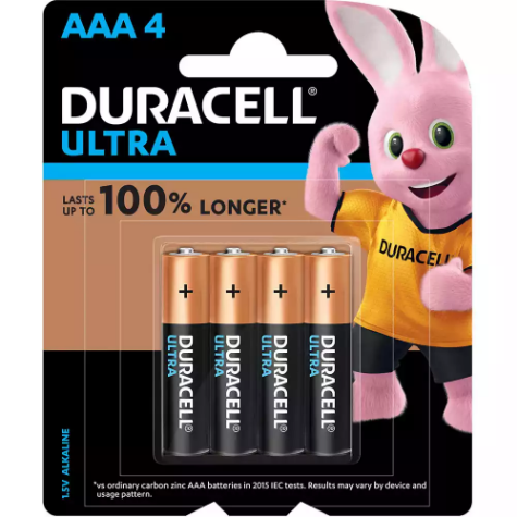 Picture of DURACELL ULTRA ALKALINE AAA BATTERY PACK 4