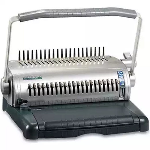 Picture of QUPA S100 MANUAL BINDING MACHINE PLASTIC COMB GREY